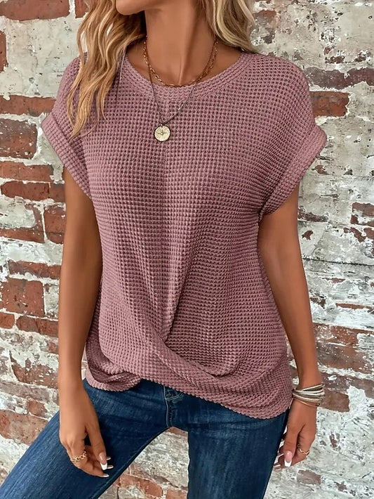 Women's T Shirt Plain Fashion Stylish Classic Short Sleeve