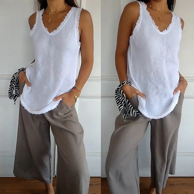 Women's Eyelet Top Pointelle Tee Lace T-shirt Jacquard