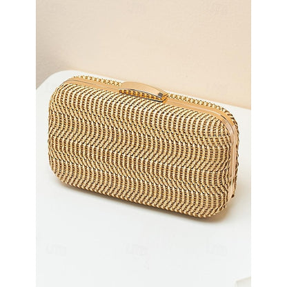 Leather Wristlet Party Evening PU Women's Clutch Bag