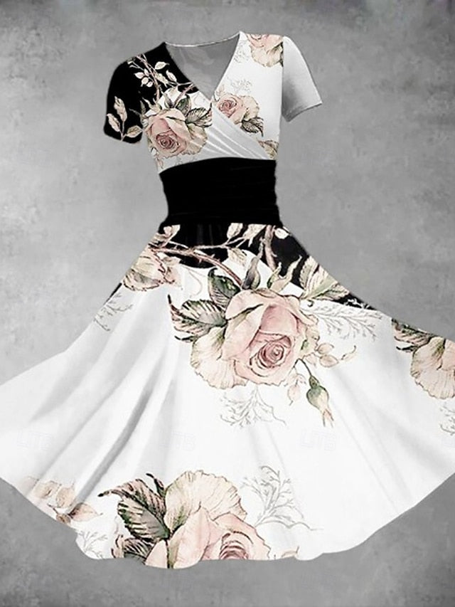 Women's Midi Dress A Line Dress Summer Dress Fit And Flare