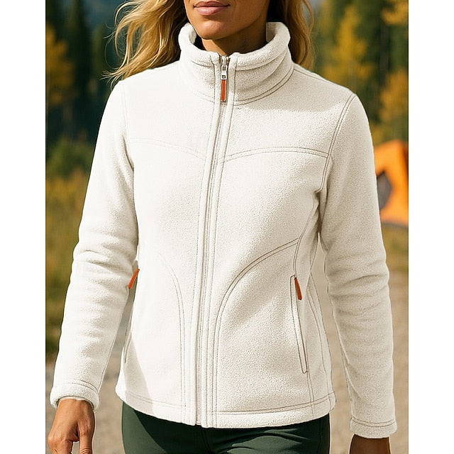 Women's Outdoor Jacket Hiking Jacket Fleece Jacket Winter