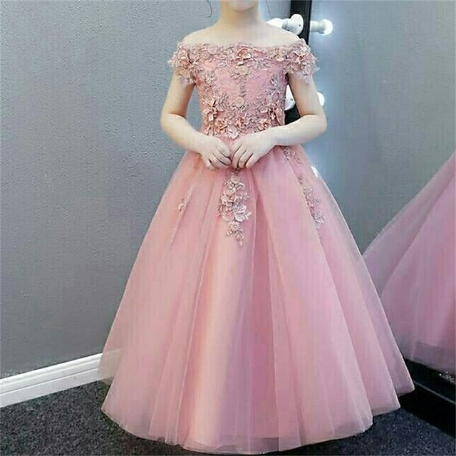 Princess Flower Girls' Dress Girl Party