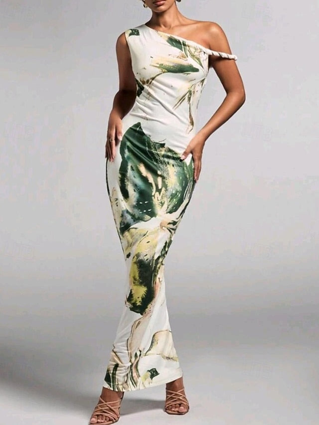 Women's Long Dress Maxi Dress Print Dress Fashion Outdoor