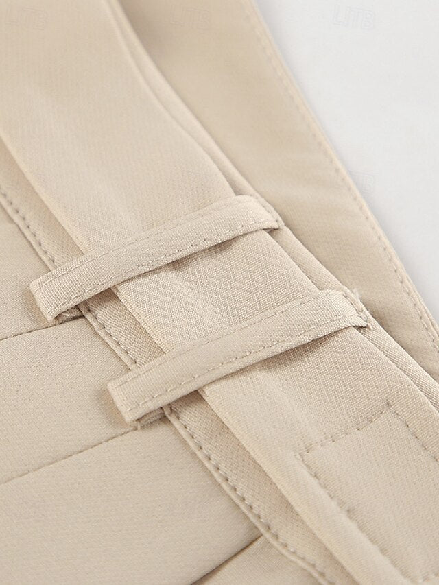 Women's Wide Leg Dress Pants Chinos Vacation Streetwear