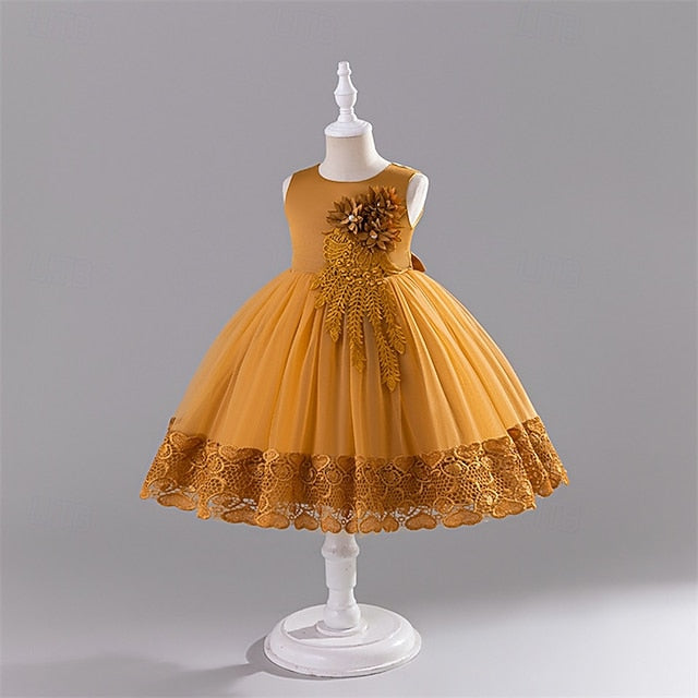 Flower Dress Girl Kid's Princess Girls'