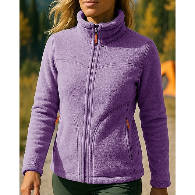 Women's Outdoor Jacket Hiking Jacket Fleece Jacket Winter