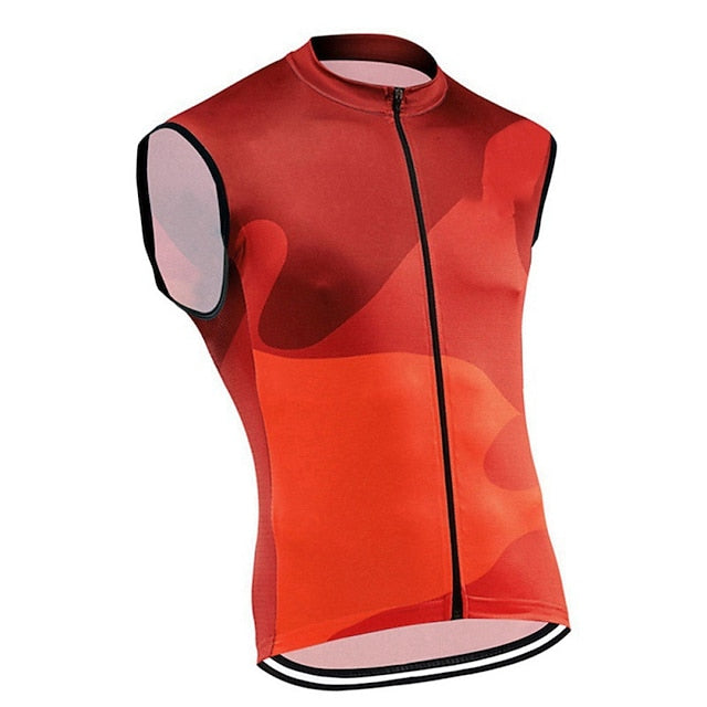 Men's Women's Cycling Vest Graphic Sleeveless Bike Top