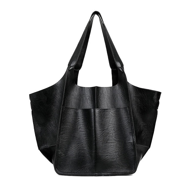 Women's Men's PU Party Leather Bag Shoulder Handbag