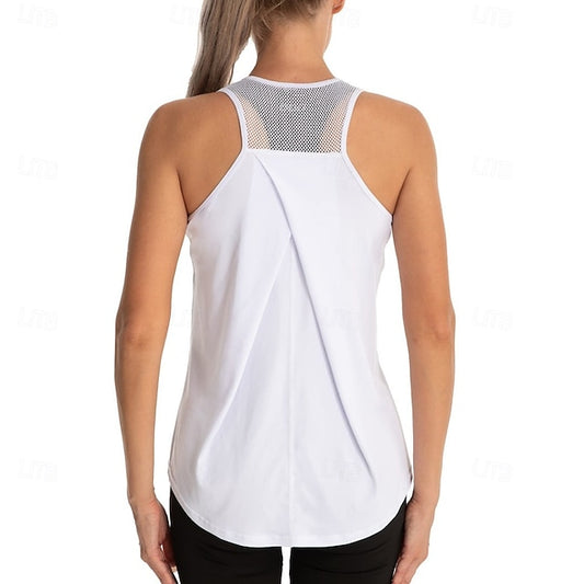 Women's Patchwork Workout Tank Top Sport Shirt Sports Tank