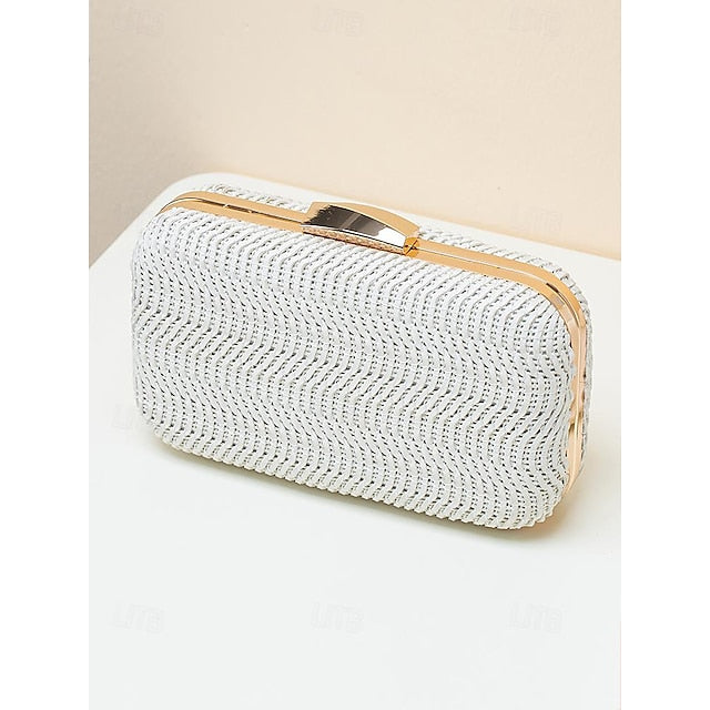 Evening Leather Wristlet Bag Clutch Women's PU Party