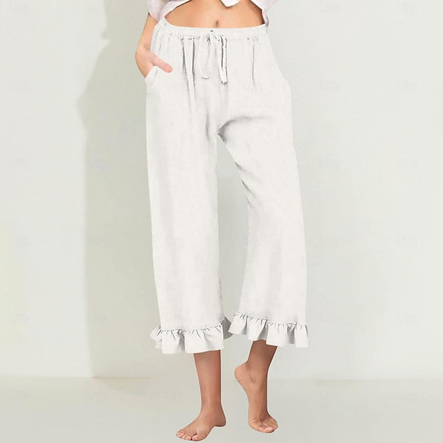 Women's EU / US Size Capri shorts Fashion Casual Capris