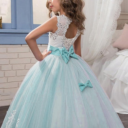 Girl Girls' Formal Lace Flower Dress