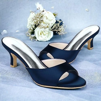 Kitten Heel Sandals Open Toe Women's Wedding Shoes