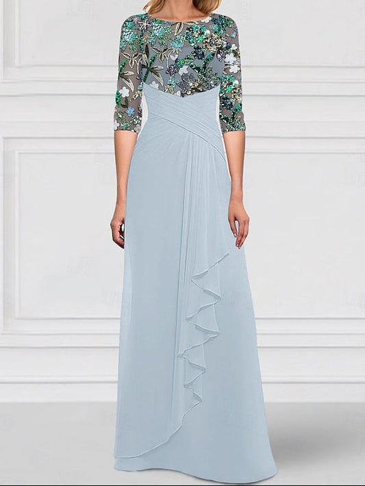 Sparkle of the SkyBeaded Dress Mother Bride Gown A-Line