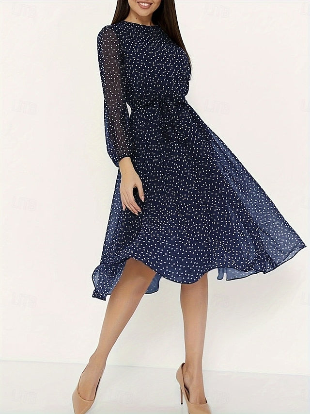 Women's Midi Dress A Line Dress Casual Daily Regular Fit