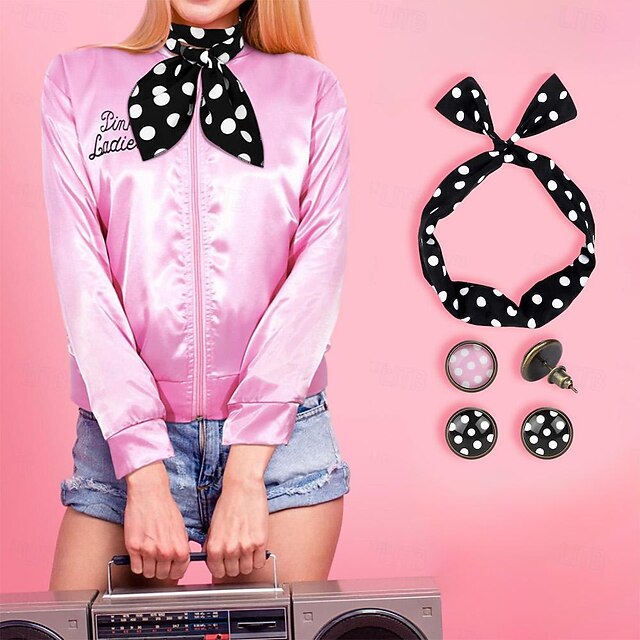 Retro Vintage 1950s Grease Outfits Cosplay Costume Outfits