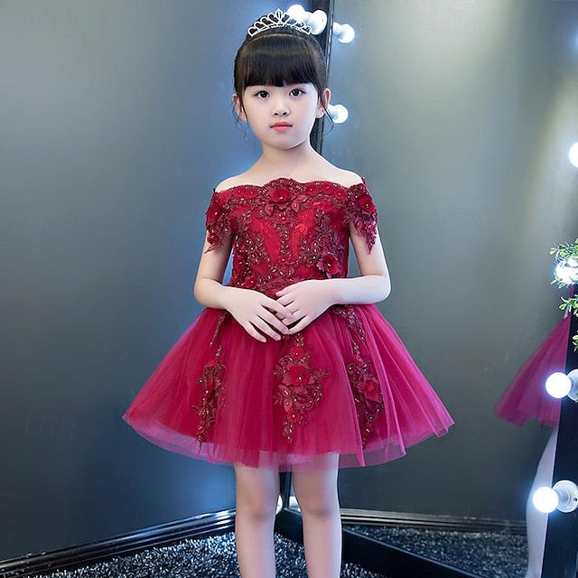 Party Girl Sequin Toddler 3/4 Dress Girls' Flower