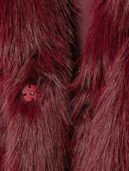 Furs Coat Women's Warm Comfortable Fur Faux Leathers