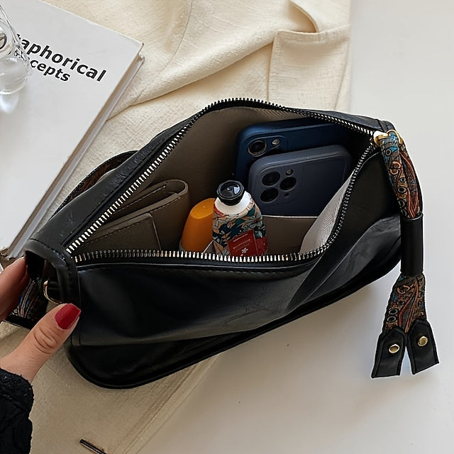 Women's with – Leather Strap PU Vintage Handbag Bohemian