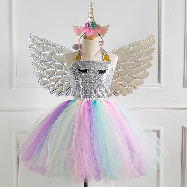 Dress New Vacation Cosplay Unicorn Movie Girls'