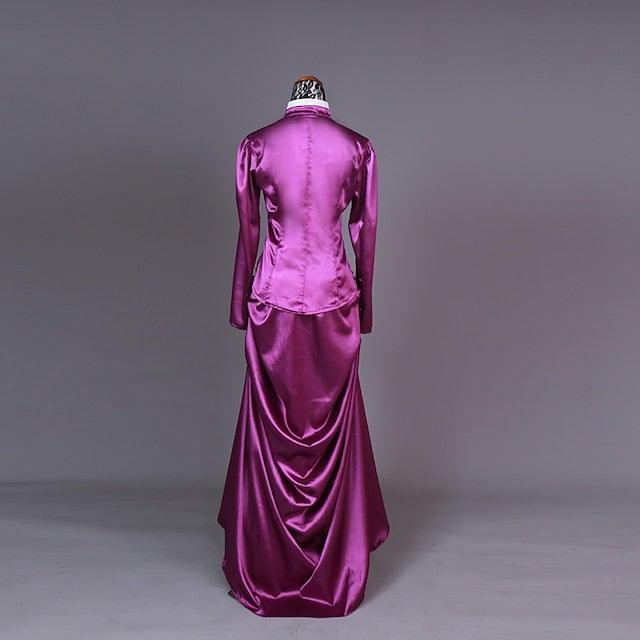 Top Dress Victorian 1910s Edwardian Floor Length Dress Outfits