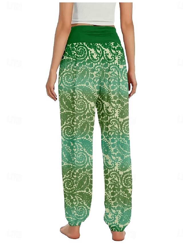 Women's Linen-Inspired Pants Wide Leg Pants Trousers Ethnic