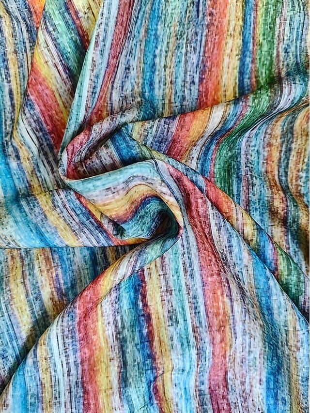 Women's Shirt Graphic Geometric Striped Vintage Tropical