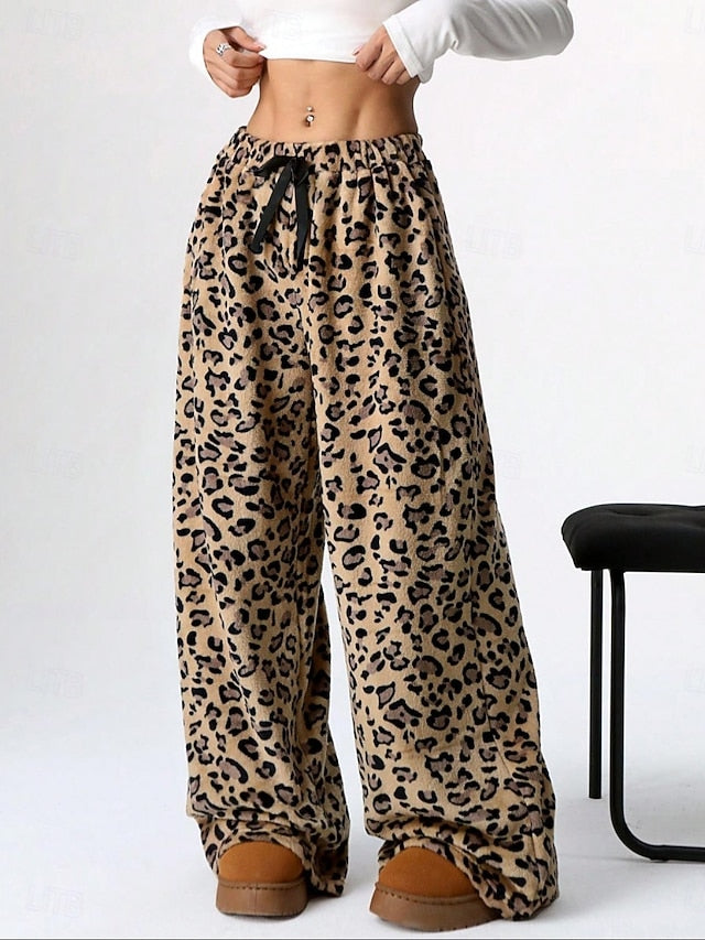 Women's Wide Leg Chinos Vacation Fashion Streetwear Full