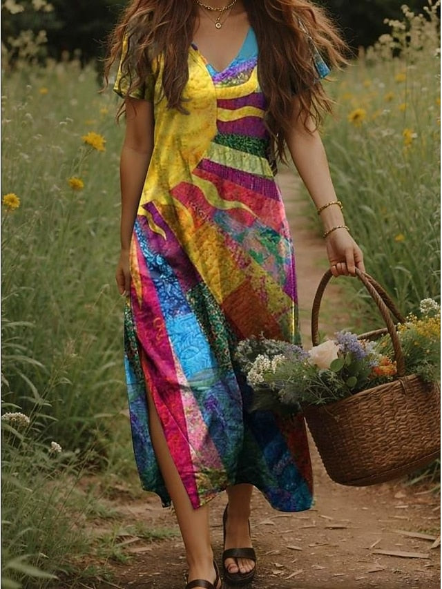 Women's Maxi Dress Casual Dress A Line Dress Bohemia