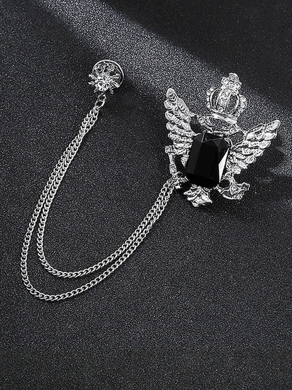 Christmas Men's with Brooch Lapel Deer Pin