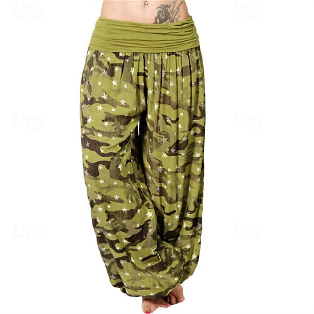 Women's Pants Trousers Palazzo Pants Fashion Boho Full