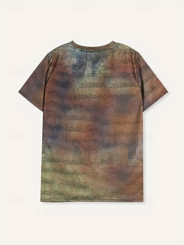 Women's T Shirt Summer Tops Print Graphic Flowers Classic
