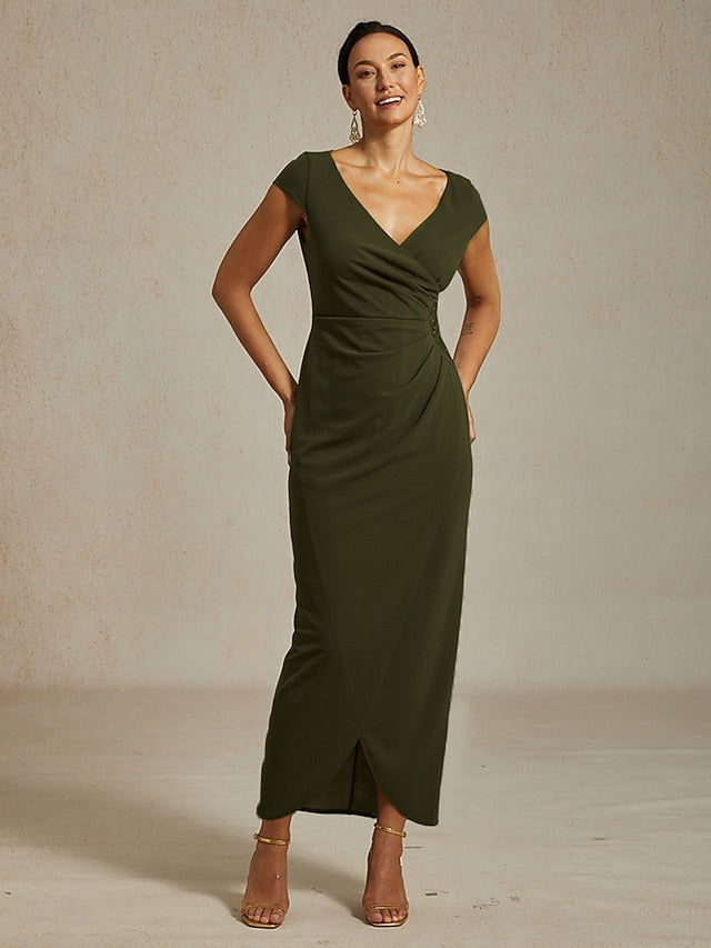 Women's Maxi Dress Sheath Dress Elegant Regular Fit Solid