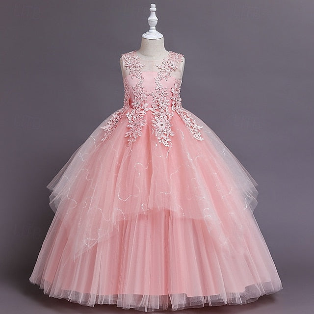 Dress Kid's Princess Flower Girl Girls'