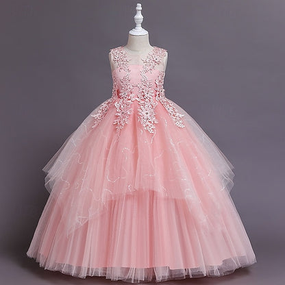 Dress Kid's Princess Flower Girl Girls'