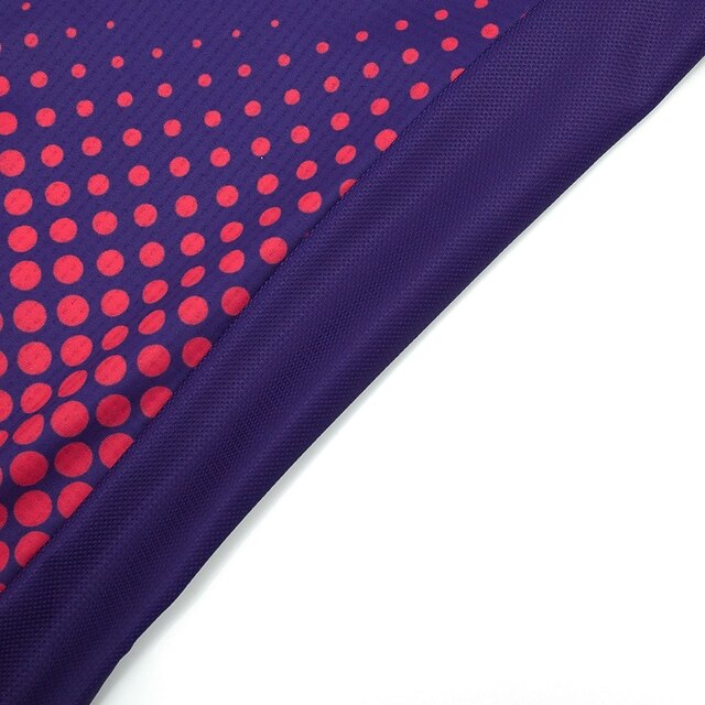 Women's Cycling Jersey Polka Dot Long Sleeve Bike Jersey