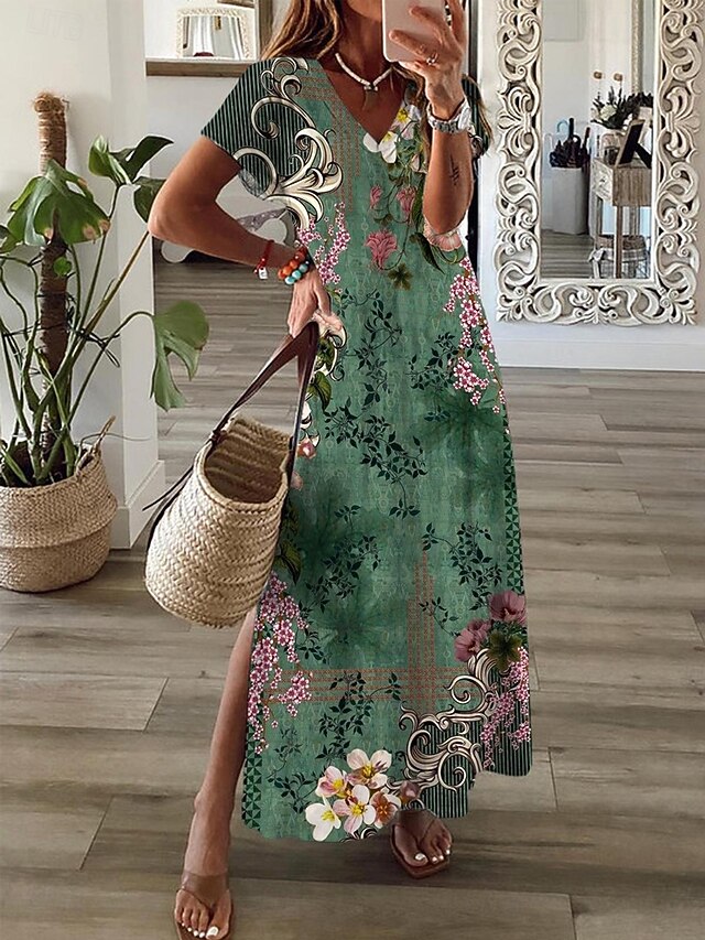 Women's Maxi Dress A Line Dress Casual Daily Regular Fit