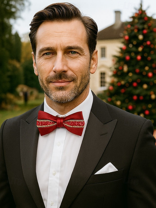 Bow Tie Red Men's – Christmas