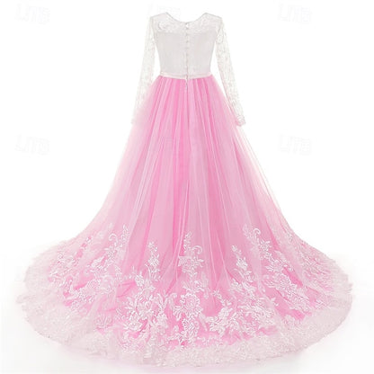 Kid's Girl Flower Dress Girls' Princess