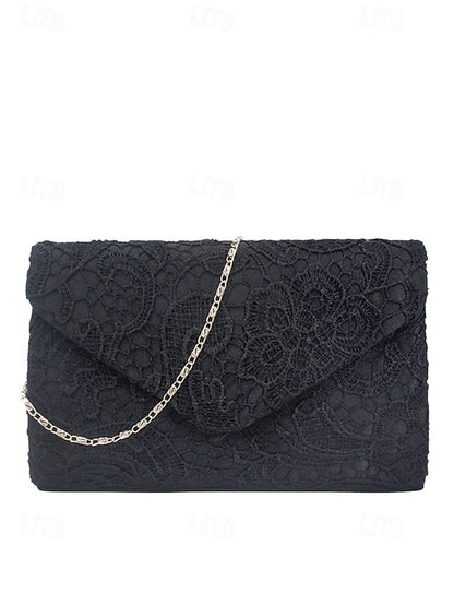 Women's Clutch Lace Chain Bag Evening with Strap