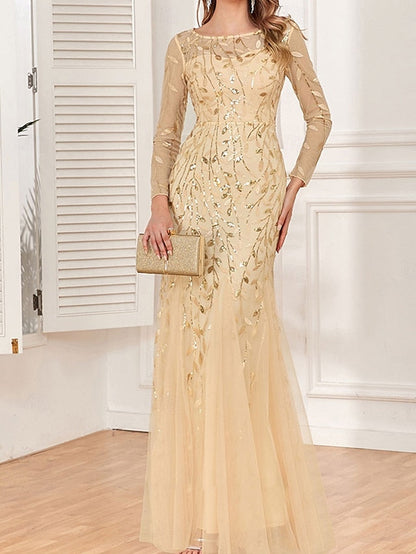 Bride of Neck Elegant Dress the Party Floor Mother Crew