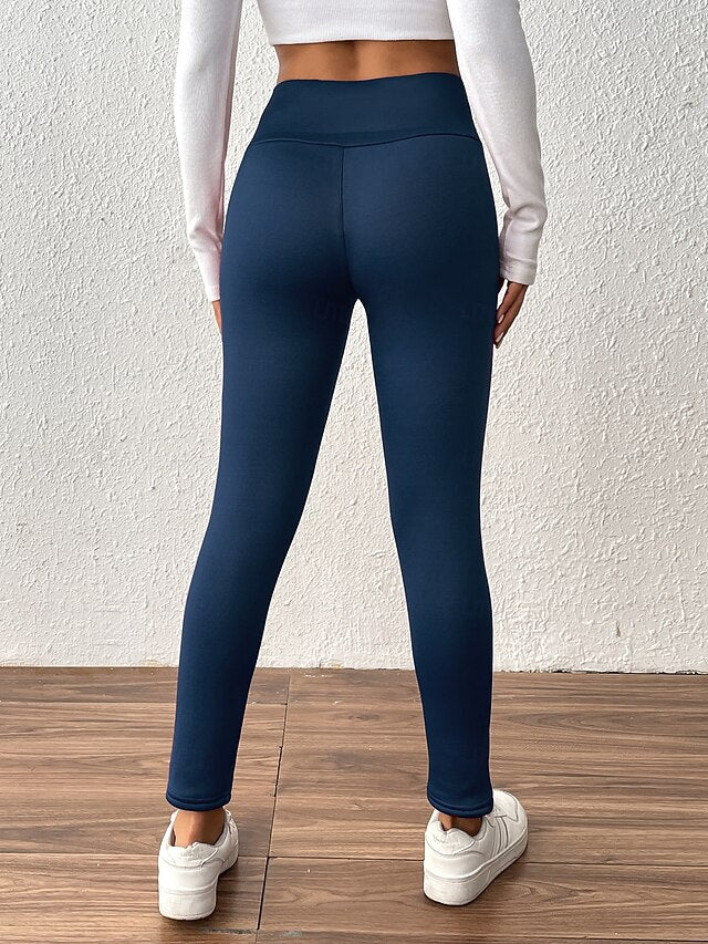 Women's Fleece Pants Leggings Vacation Fashion Streetwear