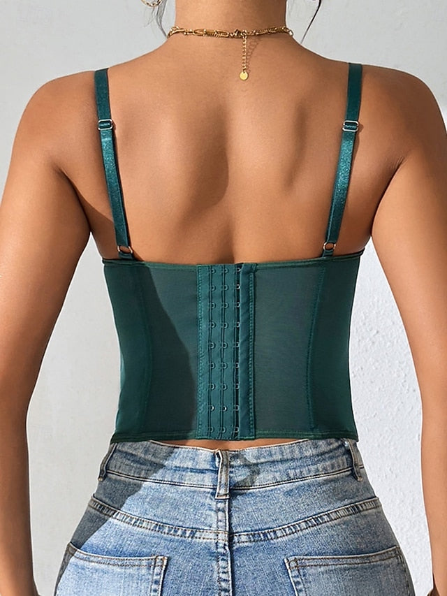 Sexy Tank Blouse Camisole Stylish Lace Women's Plain Top