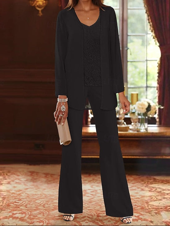 of Beach Mother Bride Piece the Formal Wedding Pantsuit 3