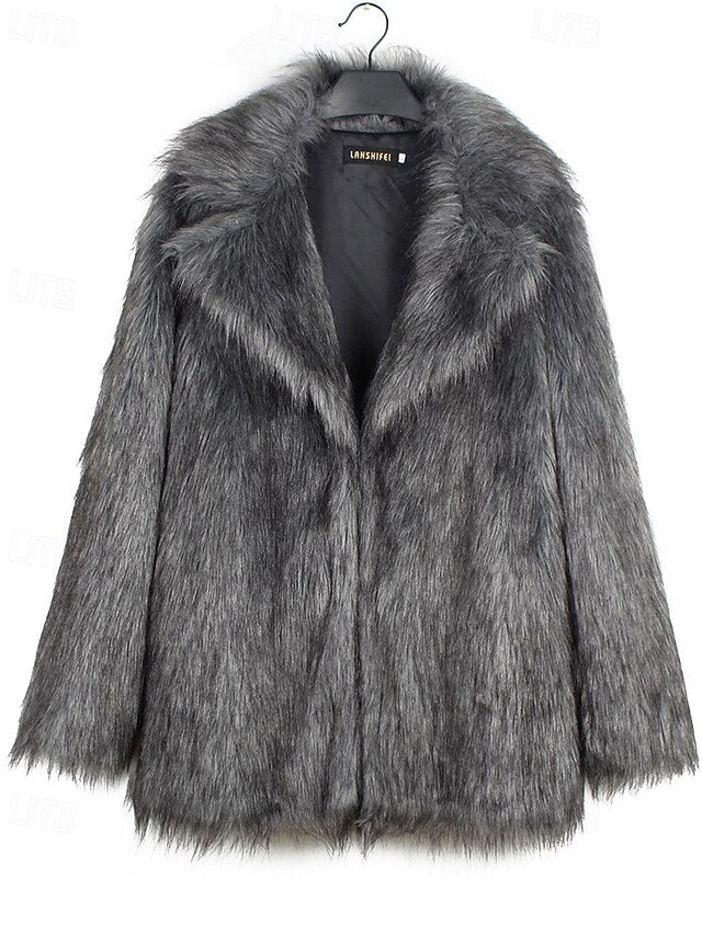 Warm Furs Faux Coat Comfortable Women's Fur