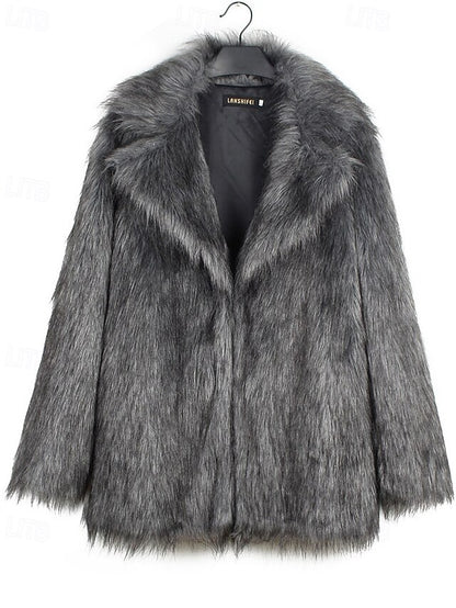 Warm Furs Faux Coat Comfortable Women's Fur