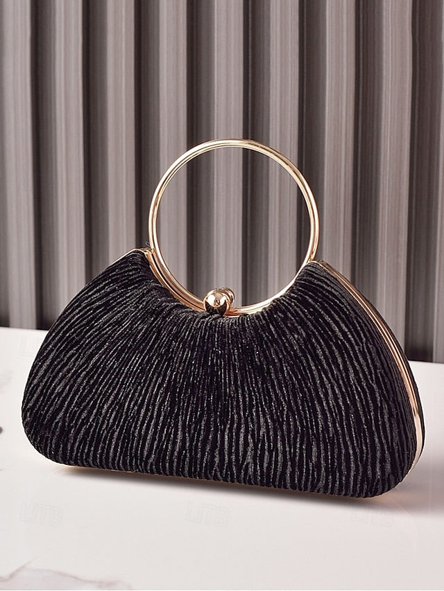 Party Elegant Christmas – Women's Handbag Velvet Red