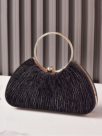 Party Elegant Christmas – Women's Handbag Velvet Red