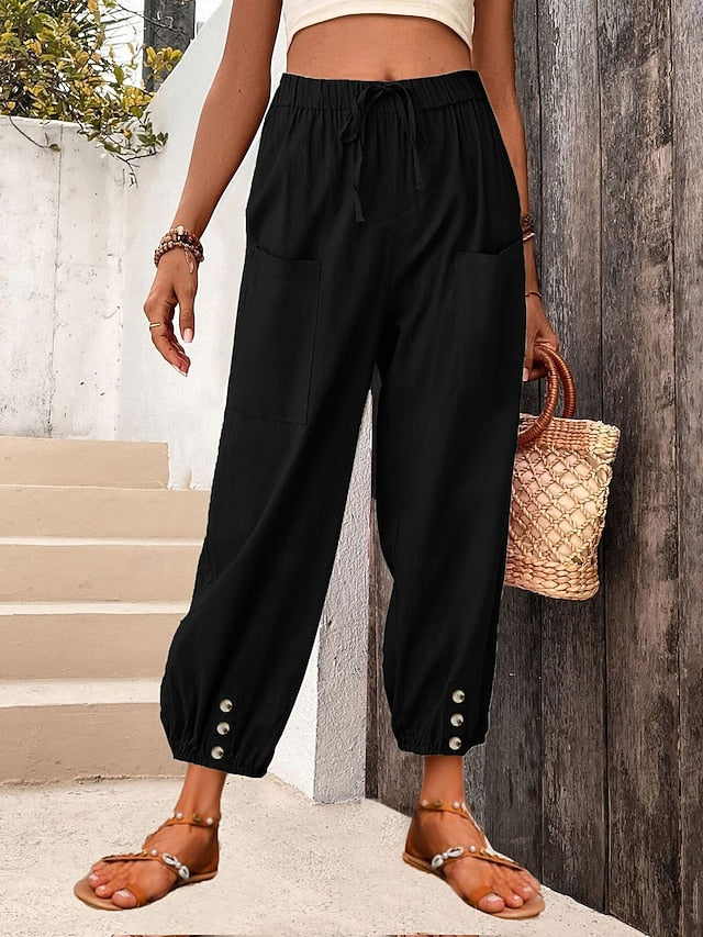 Women's Sweatpants Chinos Cropped Pants Fashion Streetwear