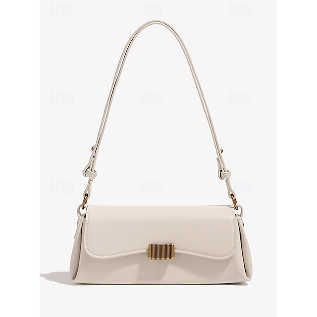 Tote Daily Bag Baguette Women's Office Shopping PU Leather